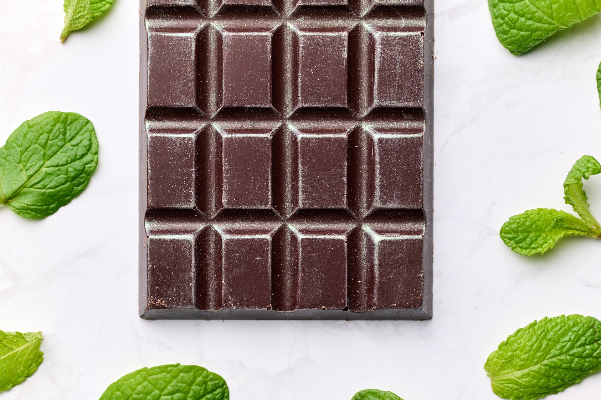 Bars | Peppermint |  French Dark Chocolate | 62% cacao | 90g